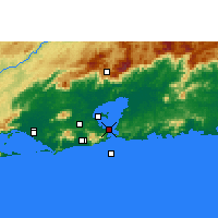 Nearby Forecast Locations - Рио-де-Жанейро - карта