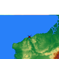 Nearby Forecast Locations - Эсмеральдас - карта