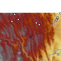 Nearby Forecast Locations - Vallegrande - карта