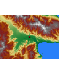 Nearby Forecast Locations - Nadzab - карта