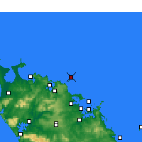 Nearby Forecast Locations - Cavalli Islands - карта