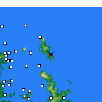 Nearby Forecast Locations - Грейт-Барриер - карта
