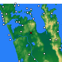 Nearby Forecast Locations - Pōkeno - карта