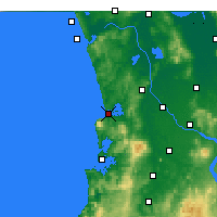 Nearby Forecast Locations - Raglan - карта