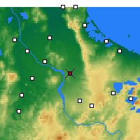Nearby Forecast Locations - Tīrau - карта