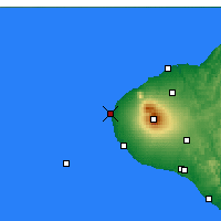 Nearby Forecast Locations - Cape Egmont - карта