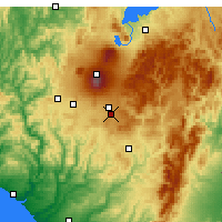 Nearby Forecast Locations - Waiouru - карта