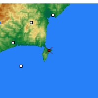 Nearby Forecast Locations - Māhia Peninsula - карта