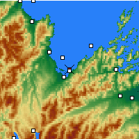 Nearby Forecast Locations - Нельсон - карта