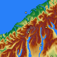 Nearby Forecast Locations - Westland NP - карта