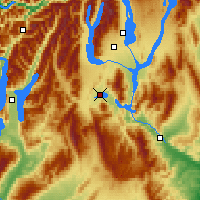 Nearby Forecast Locations - Omarama - карта