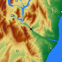 Nearby Forecast Locations - Kurow - карта