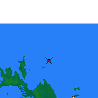 Nearby Forecast Locations - Mccluer Island - карта