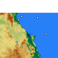 Nearby Forecast Locations - Кэрнс - карта