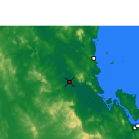 Nearby Forecast Locations - Рокгемптон - карта