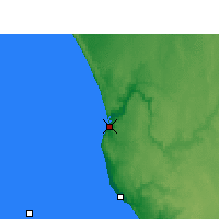 Nearby Forecast Locations - Kalbarri - карта