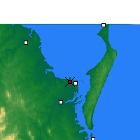 Nearby Forecast Locations - Pialba - карта