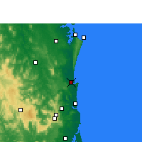 Nearby Forecast Locations - Tewantin - карта
