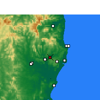 Nearby Forecast Locations - Лисмор - карта