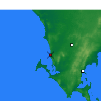 Nearby Forecast Locations - Coles Point - карта