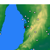 Nearby Forecast Locations - Аделаида - карта