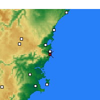 Nearby Forecast Locations - Kiama - карта