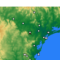 Nearby Forecast Locations - Cessnock - карта