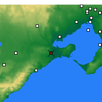 Nearby Forecast Locations - Джелонг - карта