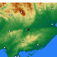 Nearby Forecast Locations - Latrobe Valley - карта
