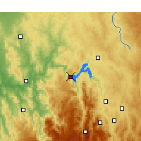 Nearby Forecast Locations - Burrinjuck Dam - карта