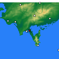 Nearby Forecast Locations - Yanakie - карта