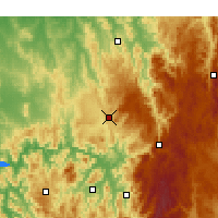 Nearby Forecast Locations - Tumbarumba - карта