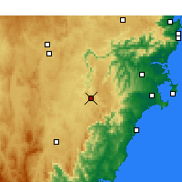 Nearby Forecast Locations - Nerriga - карта