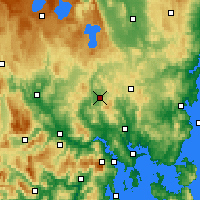 Nearby Forecast Locations - Melton Mowbray - карта