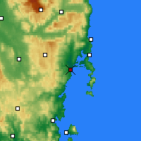 Nearby Forecast Locations - Суонси - карта