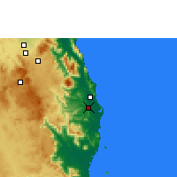 Nearby Forecast Locations - South Johnstone - карта