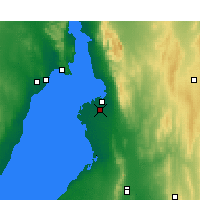 Nearby Forecast Locations - Порт-Пири аэропорт - карта