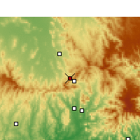 Nearby Forecast Locations - Munureundi Gap Aws - карта