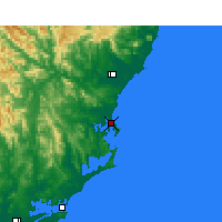Nearby Forecast Locations - Forster - карта