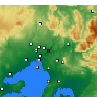 Nearby Forecast Locations - Viewbank - карта