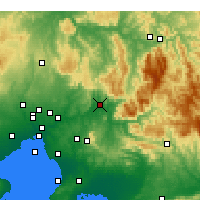 Nearby Forecast Locations - Tarrawarra - карта