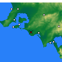 Nearby Forecast Locations - Wonthaggi - карта