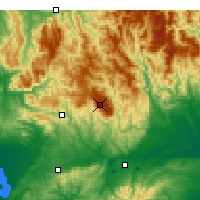 Nearby Forecast Locations - Mount Baw Baw - карта