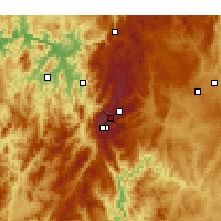 Nearby Forecast Locations - Перевал Шарлотты - карта