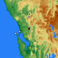 Nearby Forecast Locations - Куинстаун - карта