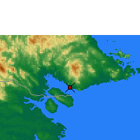 Nearby Forecast Locations - Тавау - карта