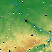 Nearby Forecast Locations - Майсен - карта