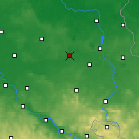 Nearby Forecast Locations - Зенфтенберг - карта