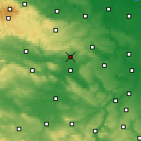 Nearby Forecast Locations - Зангерхаузен - карта