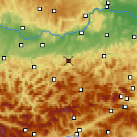 Nearby Forecast Locations - Шайбс - карта
